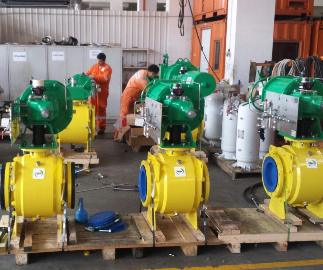 Pneumatic Actuated Valves for ENI Angola FPSO