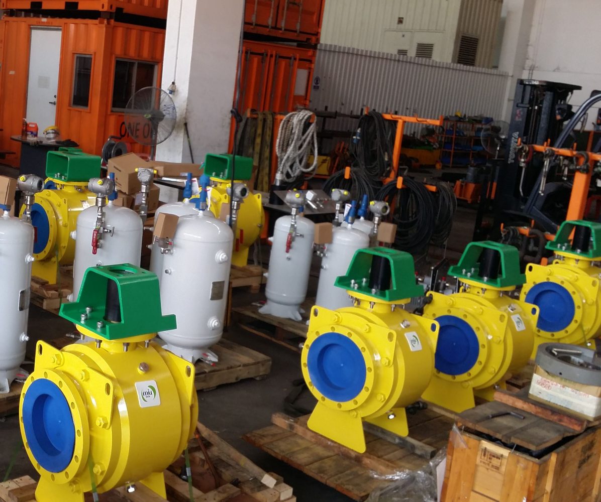 Pneumatic Actuated Valves for ENI Angola FPSO